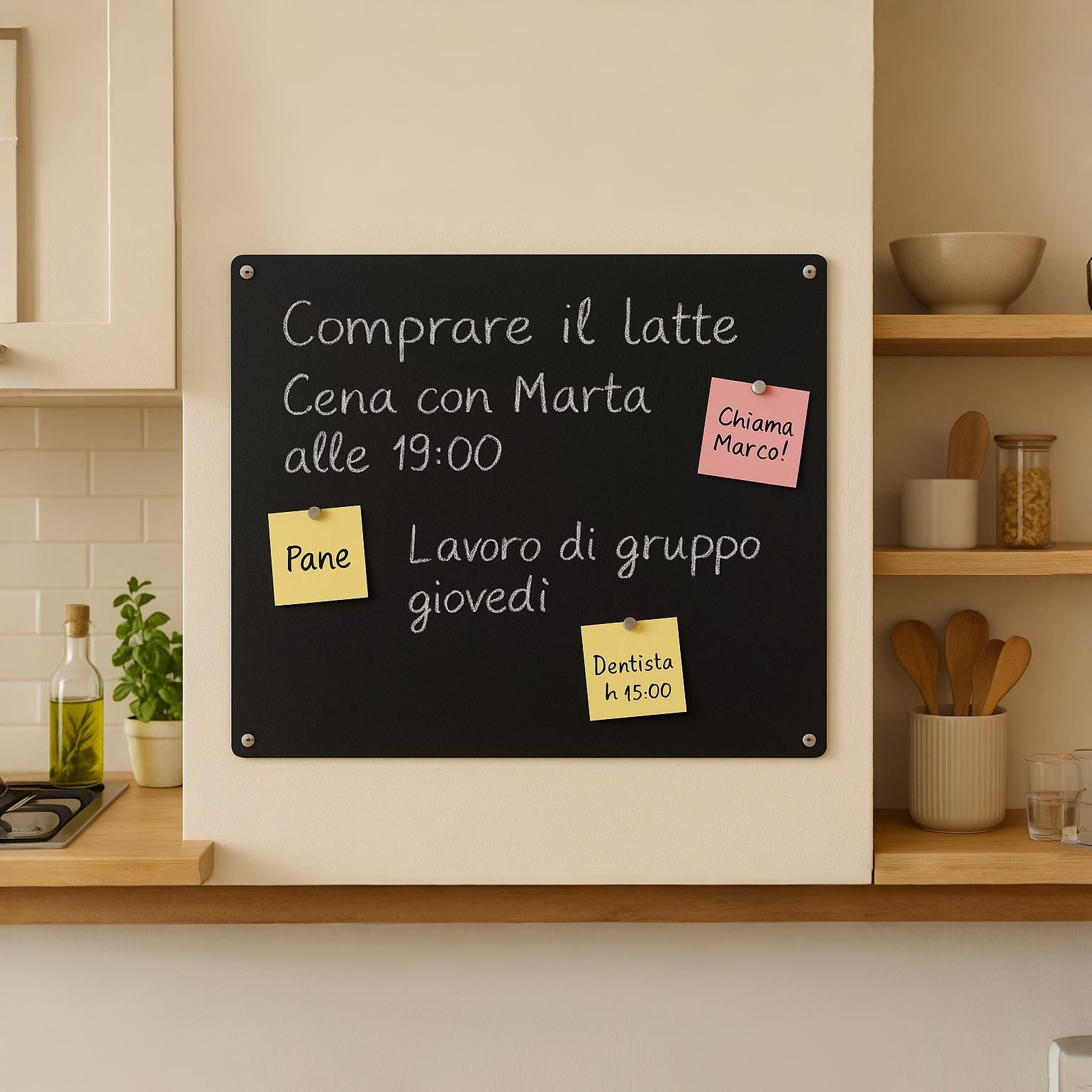 Acidea Grande lavagna in sughero da ufficio, alternativa ai pannelli