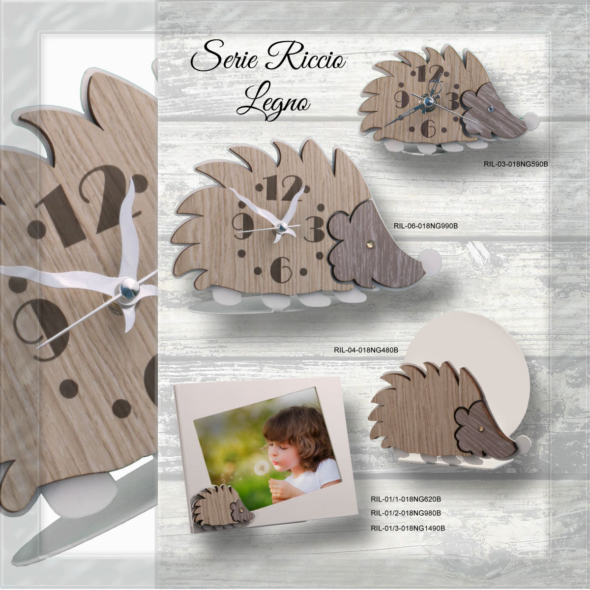 Serie Riccio Legno