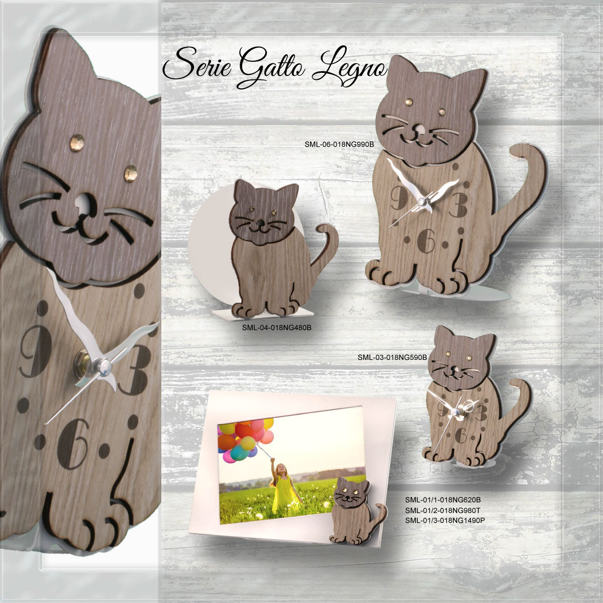 Serie Gatto Legno